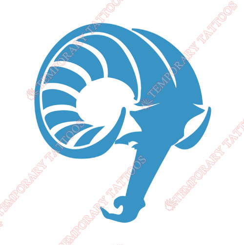 Rhode Island Rams Customize Temporary Tattoos Stickers NO.5983